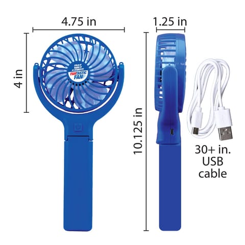 Blazing LEDz Fantastic Fan Hands Free Personal Fan Plastic 1 pk