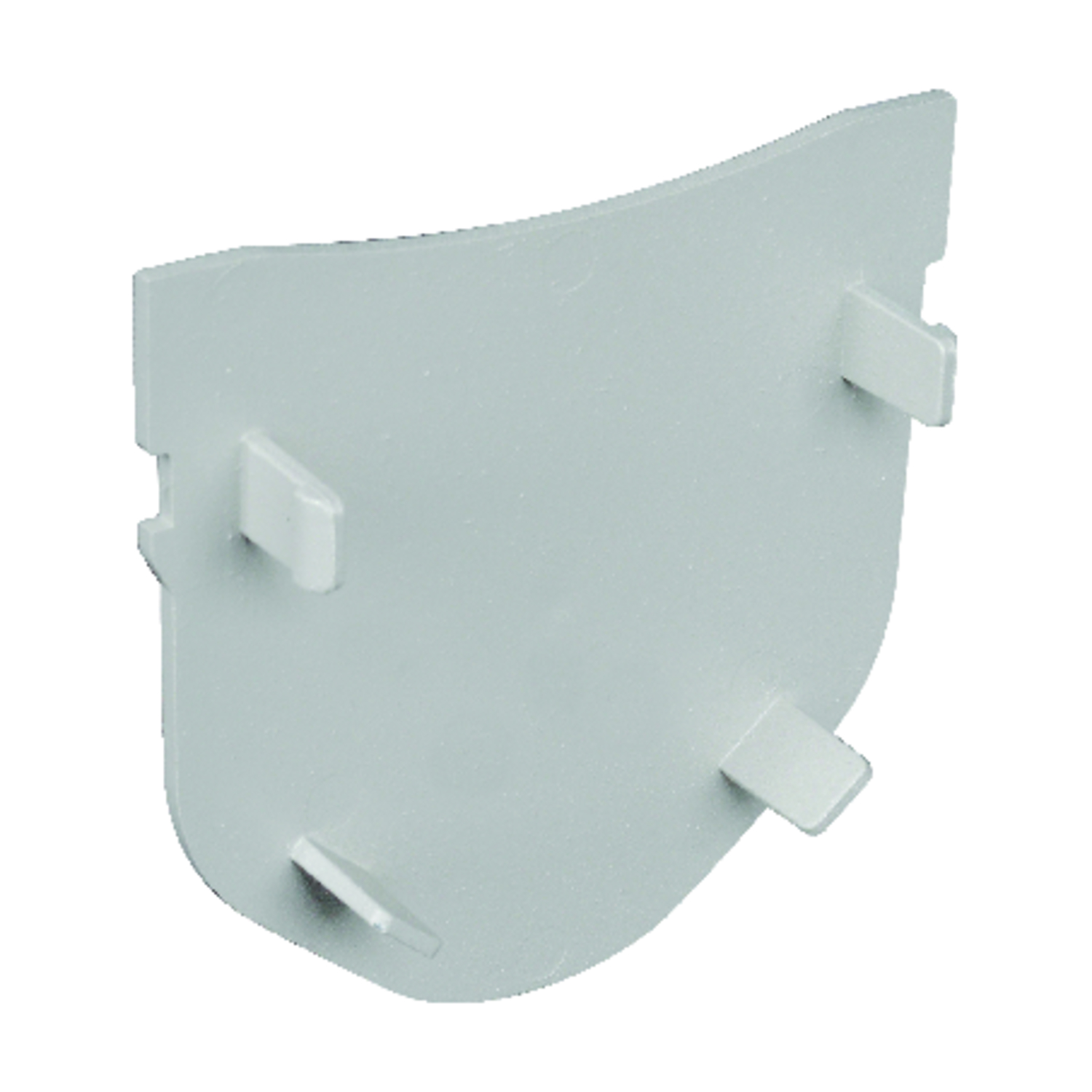 Fernco StormDrain Plus 4-11/16 in. Gray Rectangle Plastic End Cap