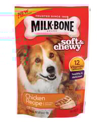Milk Bone Soft and Chewy Chicken Flavor Biscuit For Dogs 5.6 oz 1 pk