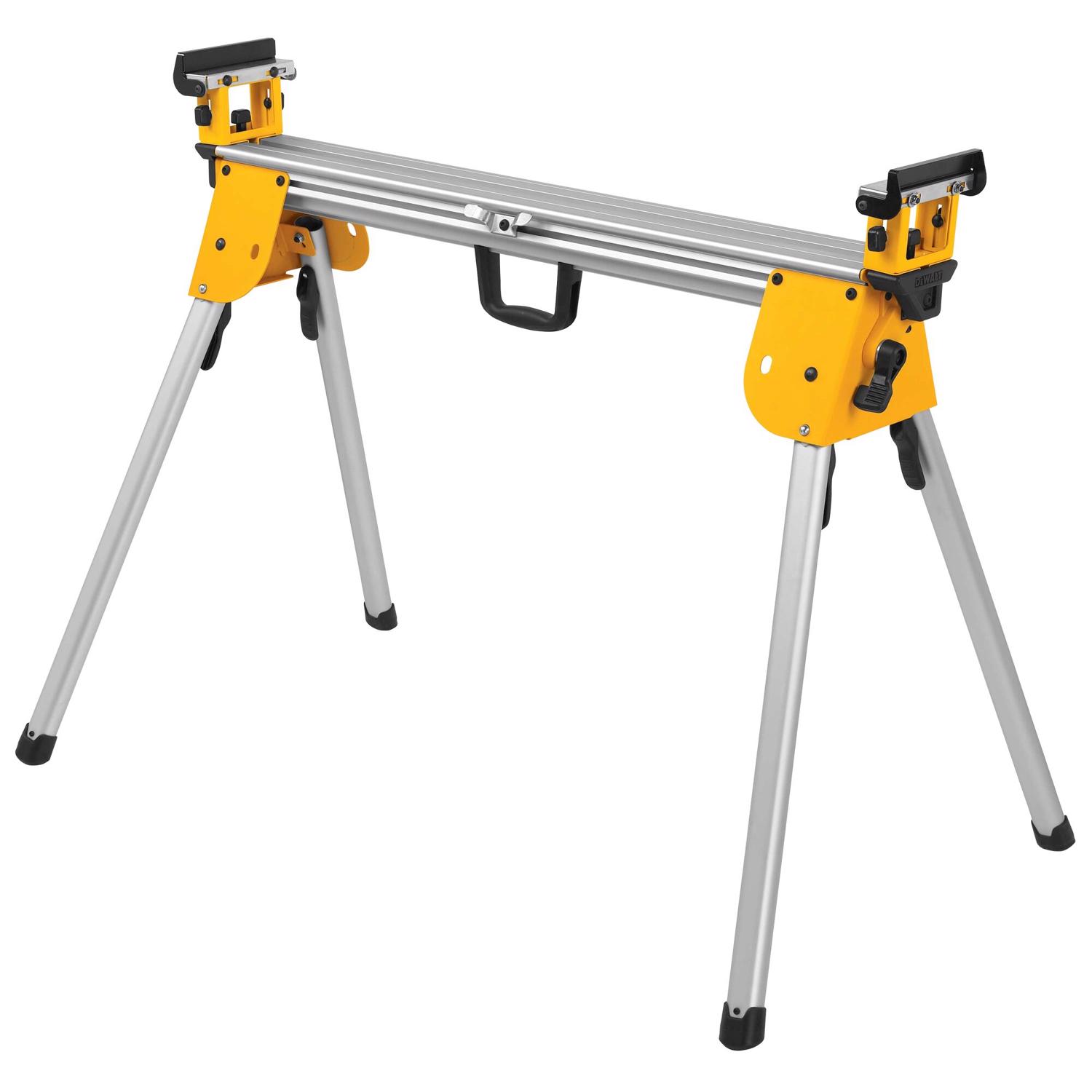 DEWALT Aluminum 32 in. H X 100 in. W Miter Saw Stand 500 lb Yellow 1 pc