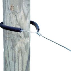 Zareba Electric-Powered Fence Wrap Around Insulator Black