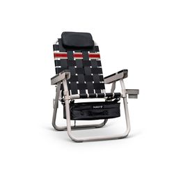 PARKIT Eclipse 3-Position Black/Red Recliner Backpack Chair