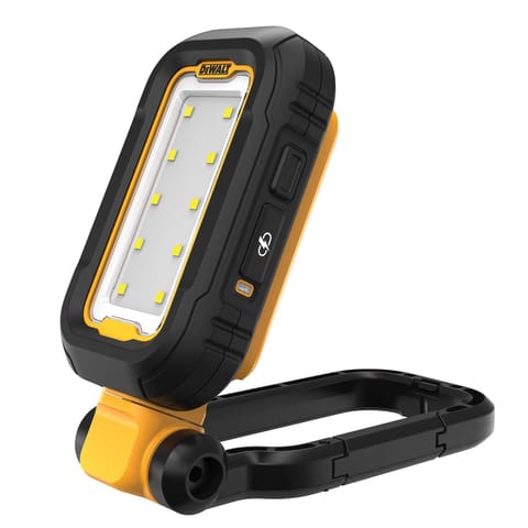 dewalt 1000 lumen led rechargeable power tool flashlight Light, Powerful and Compact Work Light, Magentic Handle, USB-C (DCL182) The DCL182 Rechargeable LED Task Light provides up to 12 hours of runtime* and can charge in as little as 85 minutes using 5VDC 3A power supply/brick (not included). DeWalt DCL182 USB-C Rechargeable LED