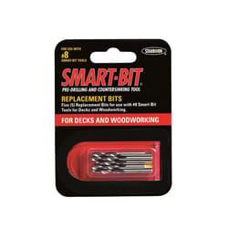 Starborn Smart-Bit #8 X 0.125 in. L Stainless Steel Replacement Bit 5 pc