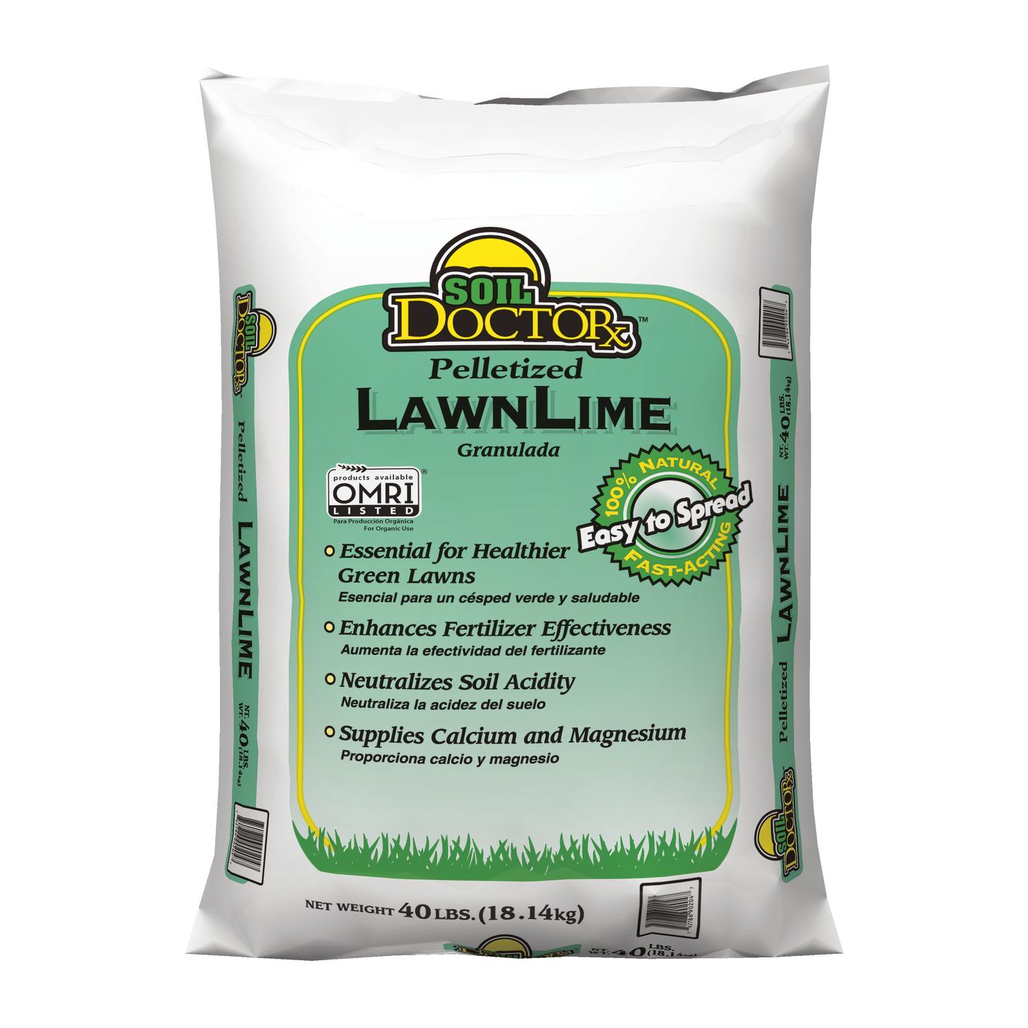 Soil Doctor Pelletized Organic Lime 1000 sq ft 40 lb Mfr# 54050860