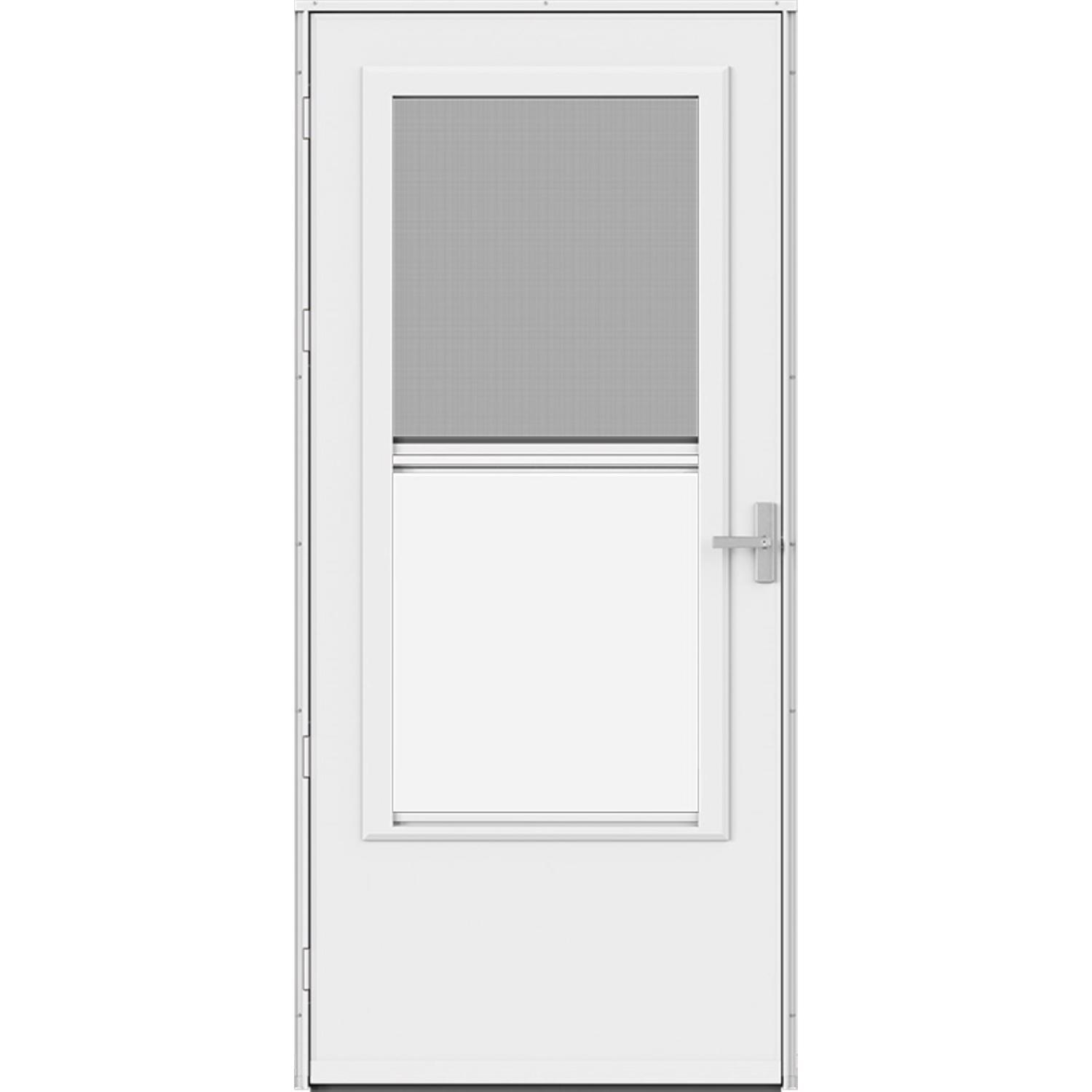 Larson 37084 Screen Away 81 in. H X 32 in. W Solid Wood White Mid