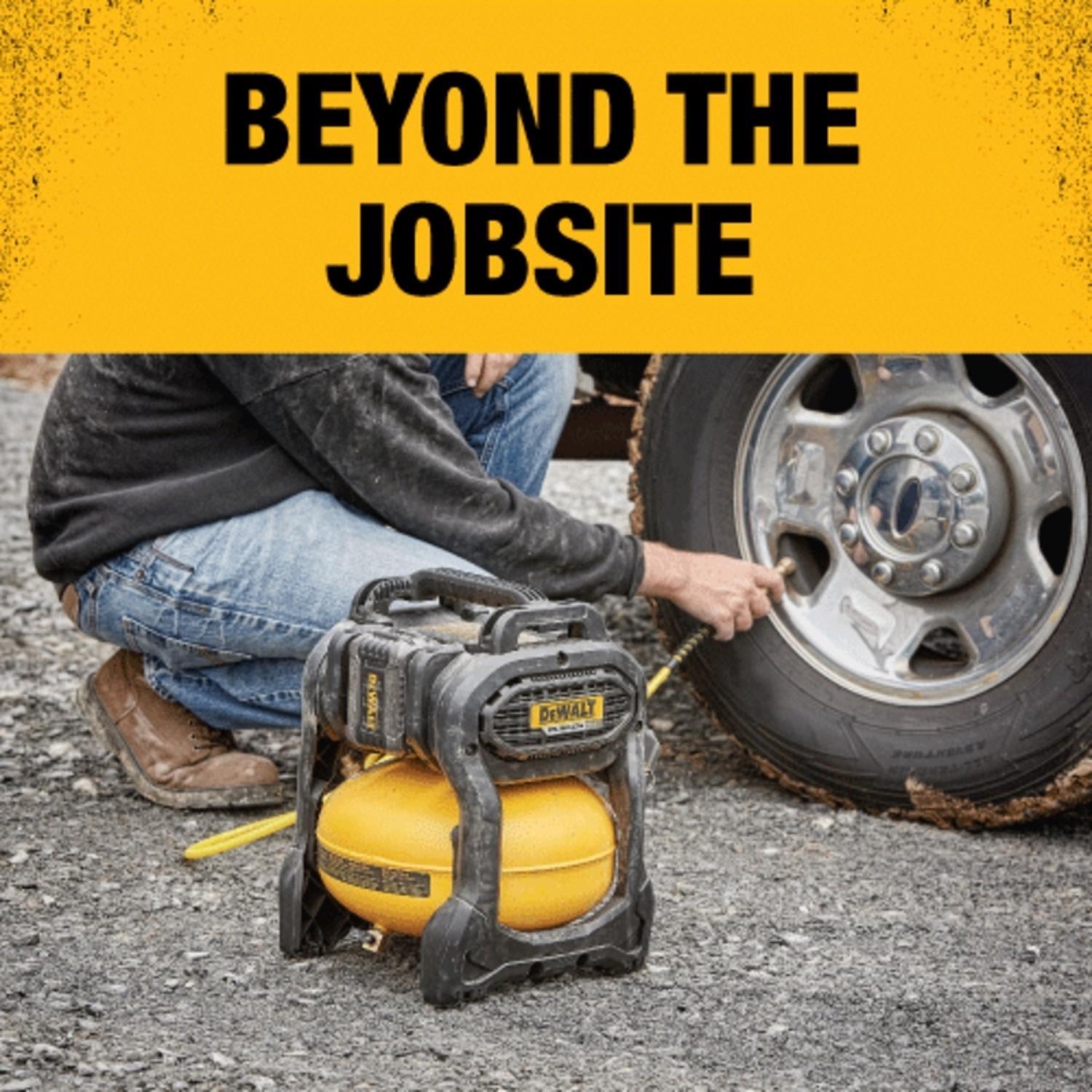 DeWalt 20V MAX 2.5 gal Pancake Portable Air Compressor 135 psi 0.4