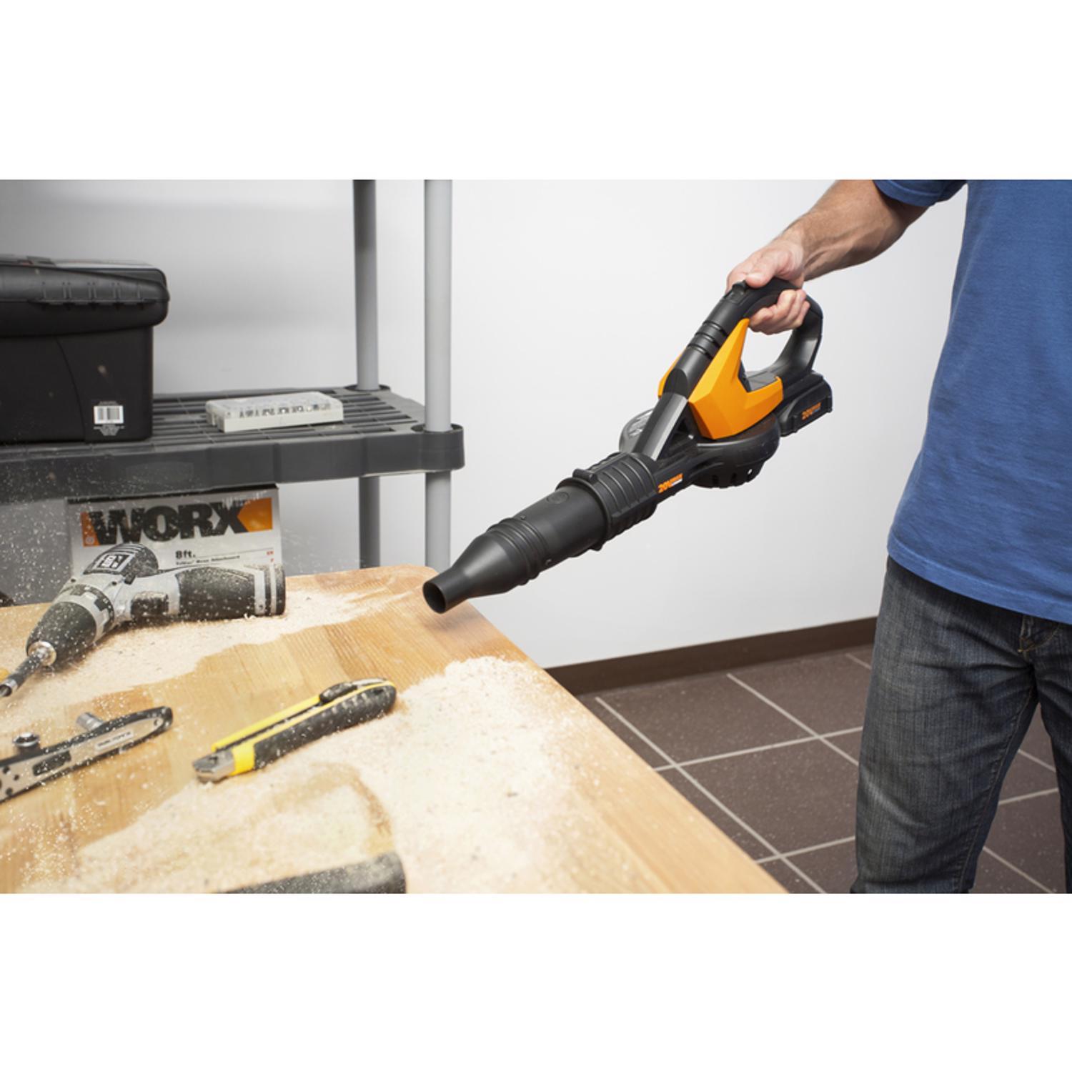Worx WG545.1 Cordless Leaf Blower & Sweeper - Thumbnail 5