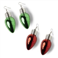 Holiday Frost Light-Up Earrings 1 pk