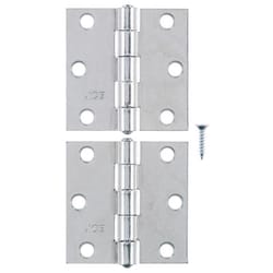 Ace 2-1/2 in. L Zinc-Plated Broad Hinge 2 pk