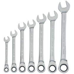 CRAFTSMAN 12 Point Metric Ratcheting Combination Wrench Set 7 pc