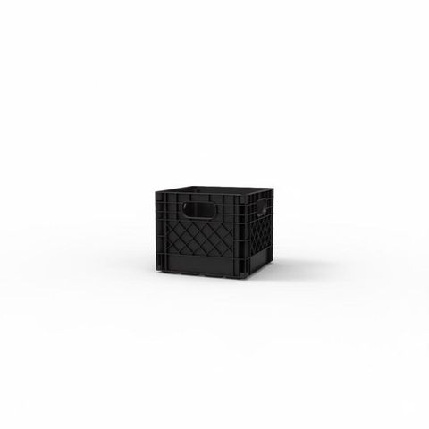 Organize-it Black Miniature Storage Bin 5.5 in. H X 6.5 in. W X