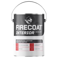 Firecoat White Low Sheen Water-Based Primer 2.6 gal
