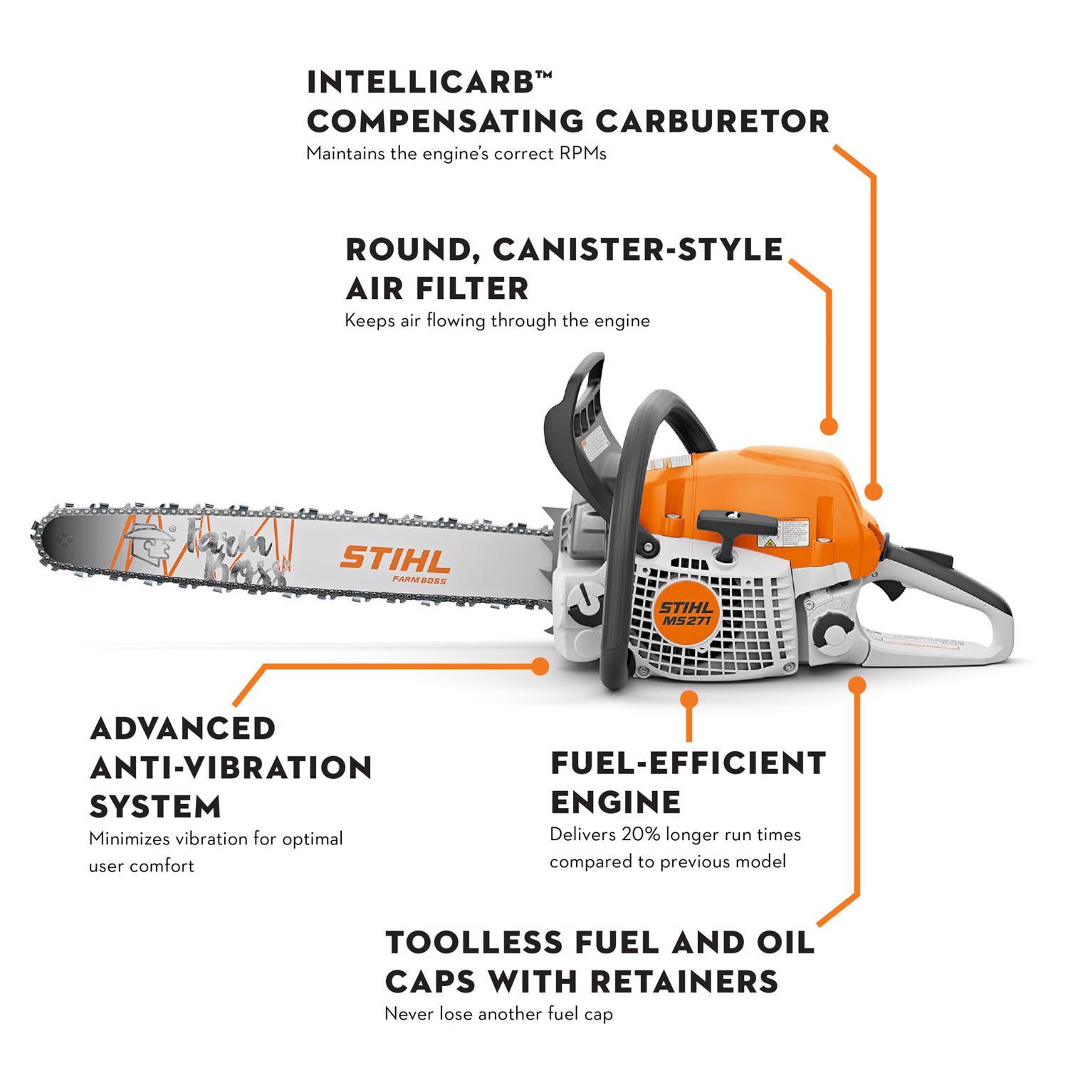 STIHL Farm Boss MS 271 20 in. 50.2 cc Gas Chainsaw Mfr