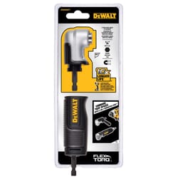 DEWALT Flextorq 6 in. Steel 2-in-1 Right Angle Attachment 1/4 in. Hex Shank 2 pc