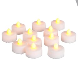Gerson Ivory No Scent Scent Tealight Flameless Flickering Candle