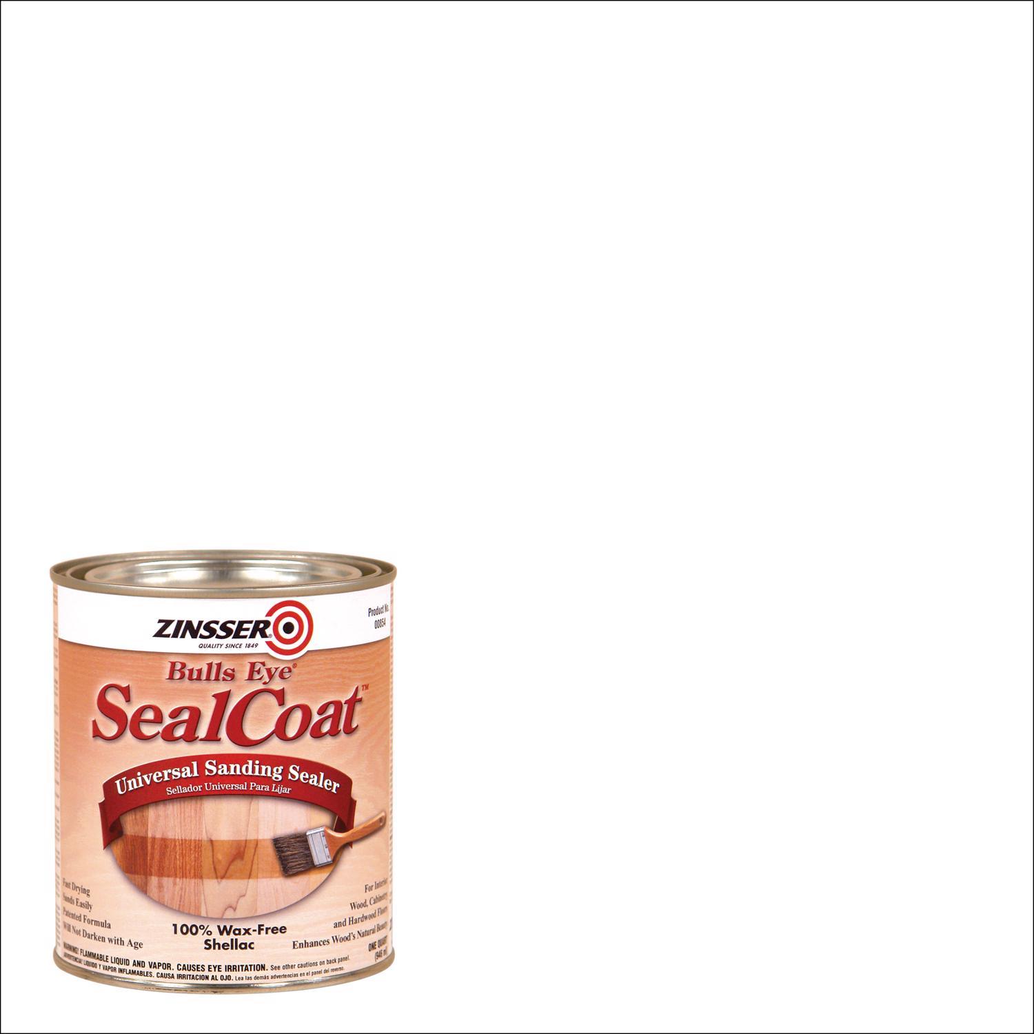Zinsser Bulls Eye SealCoat Flat/Matte Clear Semi-Transparent