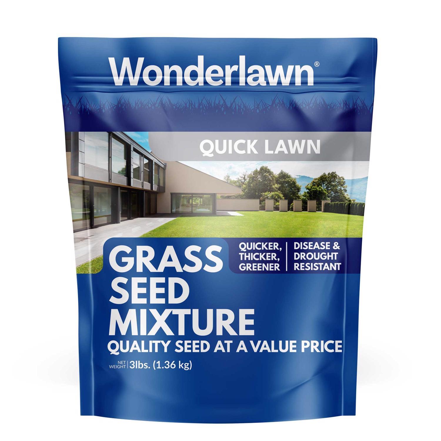 Barenbrug Wonderlawn Mixed Partial Shade/Sun Grass Seed 3 lb Mfr