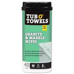 Tub O' Towels Fiber Weave Cleaning Wipes 7 in. W X 8 in. L 40 pk