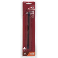 Ace 6-1/2 in. Carbon Steel Coping Saw Blade 20 TPI 4 pk
