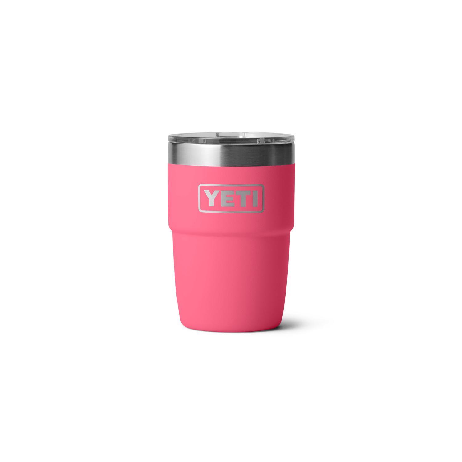 YETI Rambler 8 oz Tropical Pink BPA Free Ceramic Lined Stackable