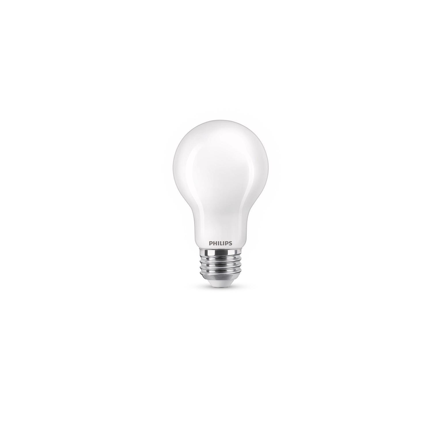 Photos - Light Bulb Philips A19 E26  Filament LED Bulb Soft White 75 Watt Equivalence 2 pk 586981 (Medium)
