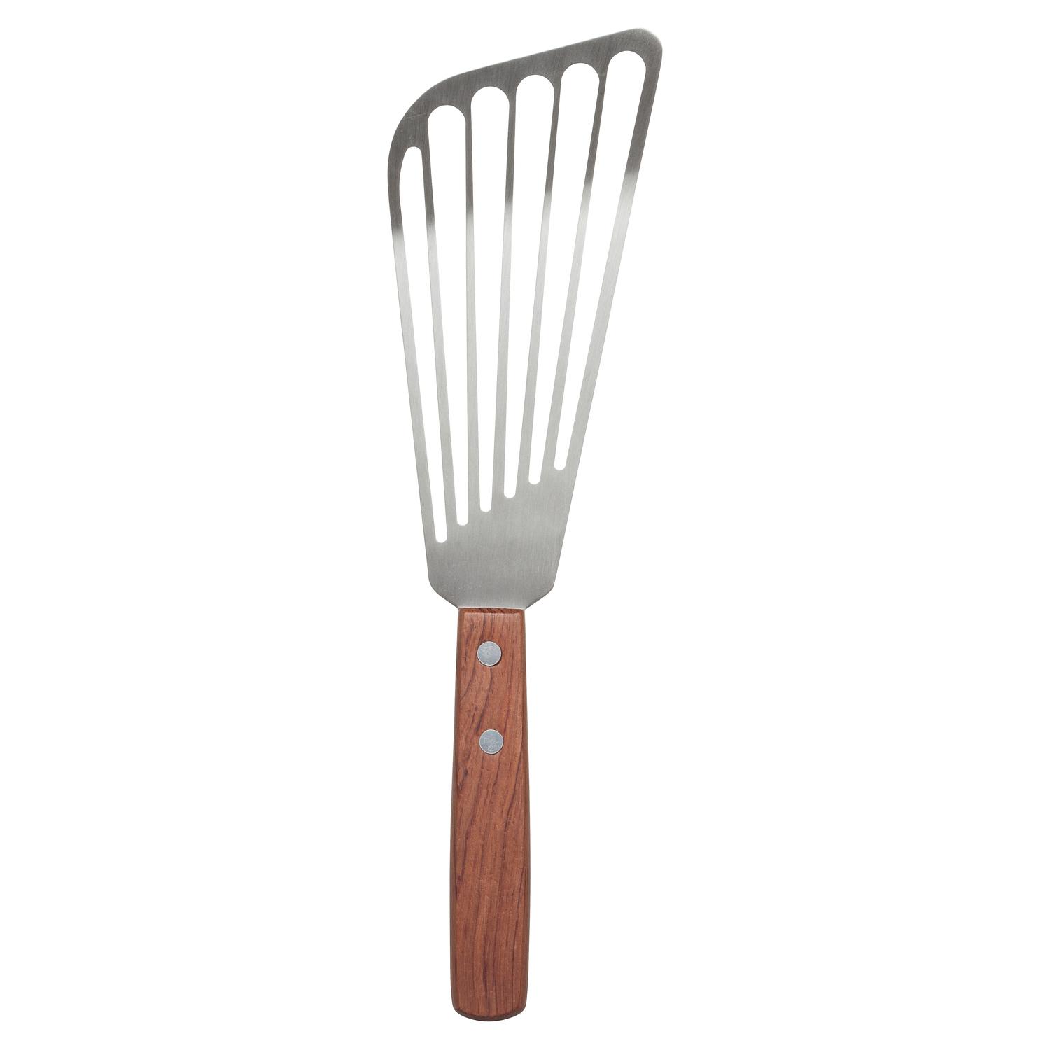 Harold Import Stainless Steel/Wood Spatula - Thumbnail 2