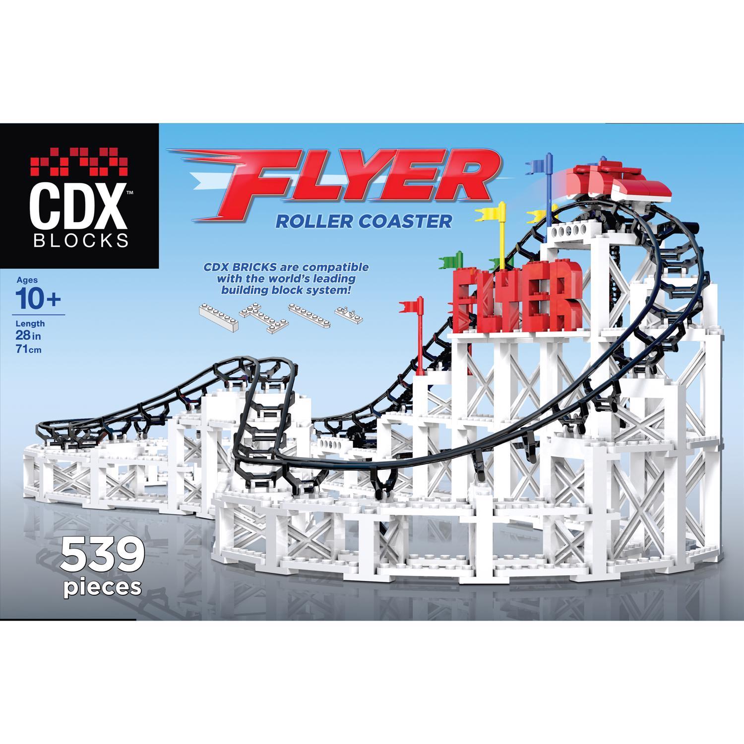 Coaster Dynamix CDX Blocks Flyer Roller Coaster Brick Amusement