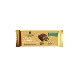 Leonessa Milk Chocolate,with Pistachio Cream Chocolate Bar 3.5 oz