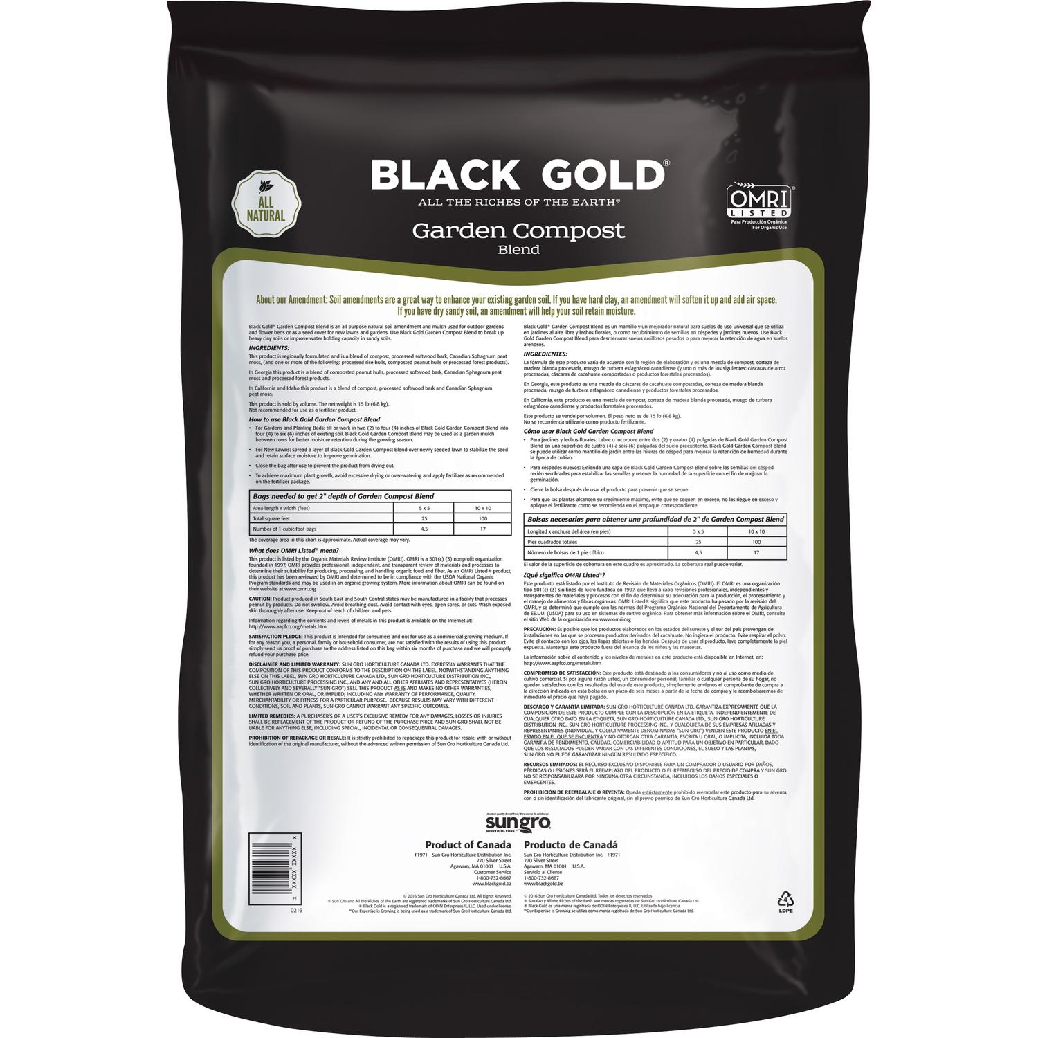 Black Gold Garden Compost Organic - Thumbnail 2