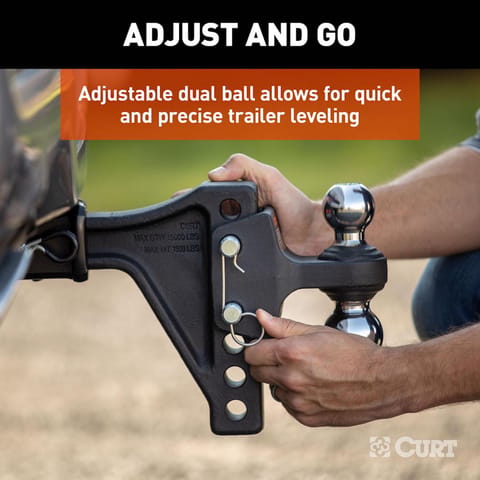 CURT 2 in. Dual Ball Mount Mfr# 45935 - Ace Hardware