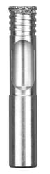 DEWALT 5/8 in. X 2-1/4 in. L Diamond Tipped Tile Drill Bit Straight Shank 1 pc