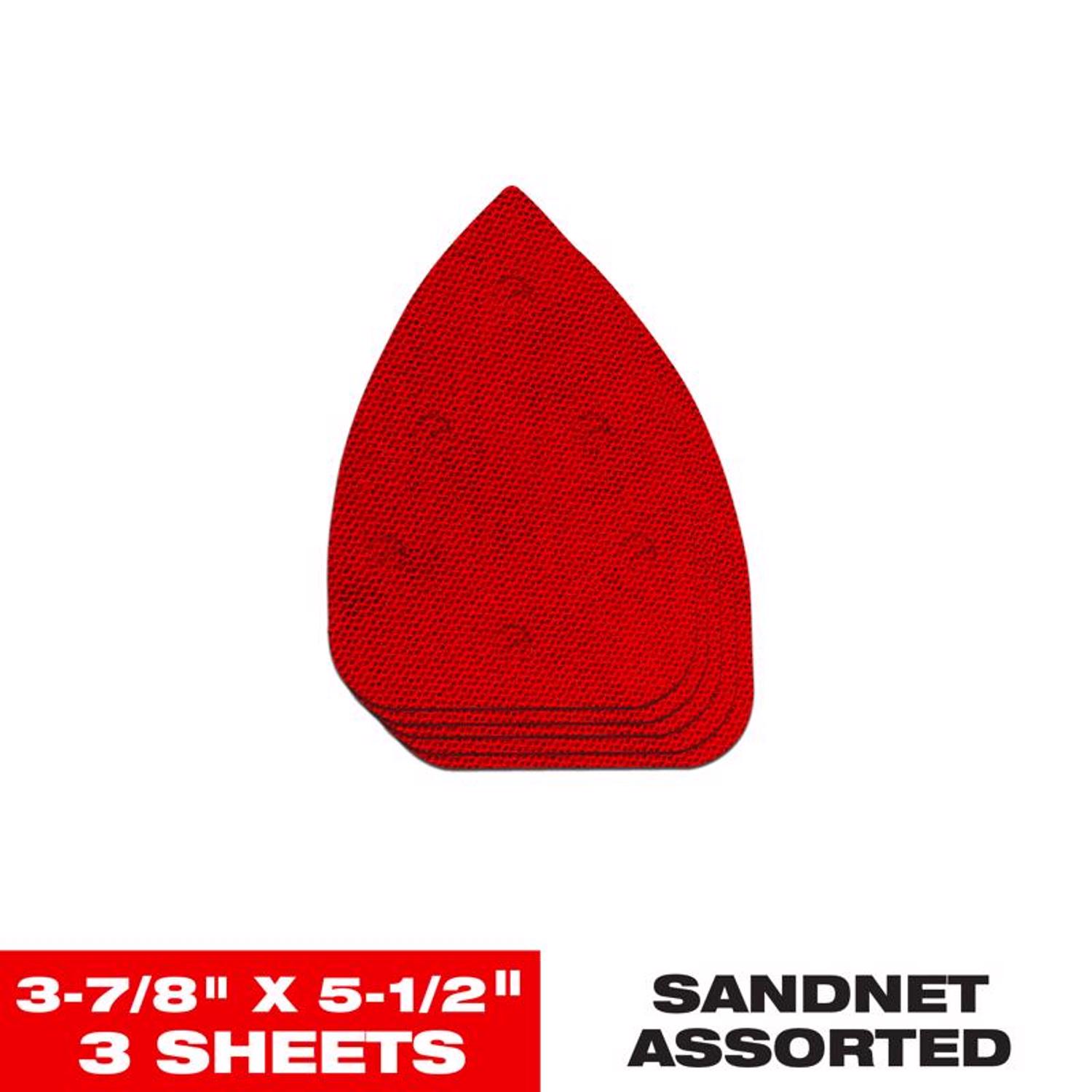 Diablo Tools SandNET Sanding Sheet 3 7/8in x 5 1/2in CAT/Mouse Reusable - DNTCATASTH05G