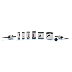 LENOX Speed Slot 1/2 in. D Plumber's Hole Saw Kit Arbor Included