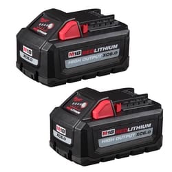 Milwaukee M18 REDLITHIUM XC 6 Ah Lithium-Ion High Output Battery Pack 2 pc