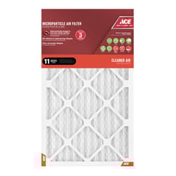 Ace 14 in. W X 25 in. H X 1 in. Synthetic 11 MERV Pleated Microparticle Air Filter 1 pk