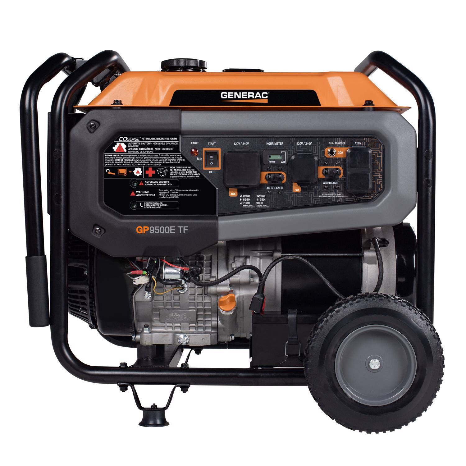 Ace Hardware Generac 9500 W Portable Generator