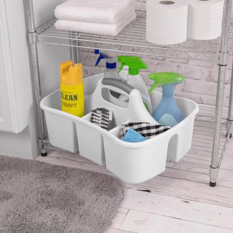 Sterilite 2.4 cu ft White Caddy 8.875 in. H X 13.25 in. W X 17.75