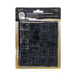 Nuvo Iron 1 in. H X 0.75 in. W X 0.75 in. L Vinyl Railing Connectors