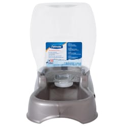 Petmate Pearl Tan Cafe PVC 0.75 gal Pet Gravity Waterer For All Pets