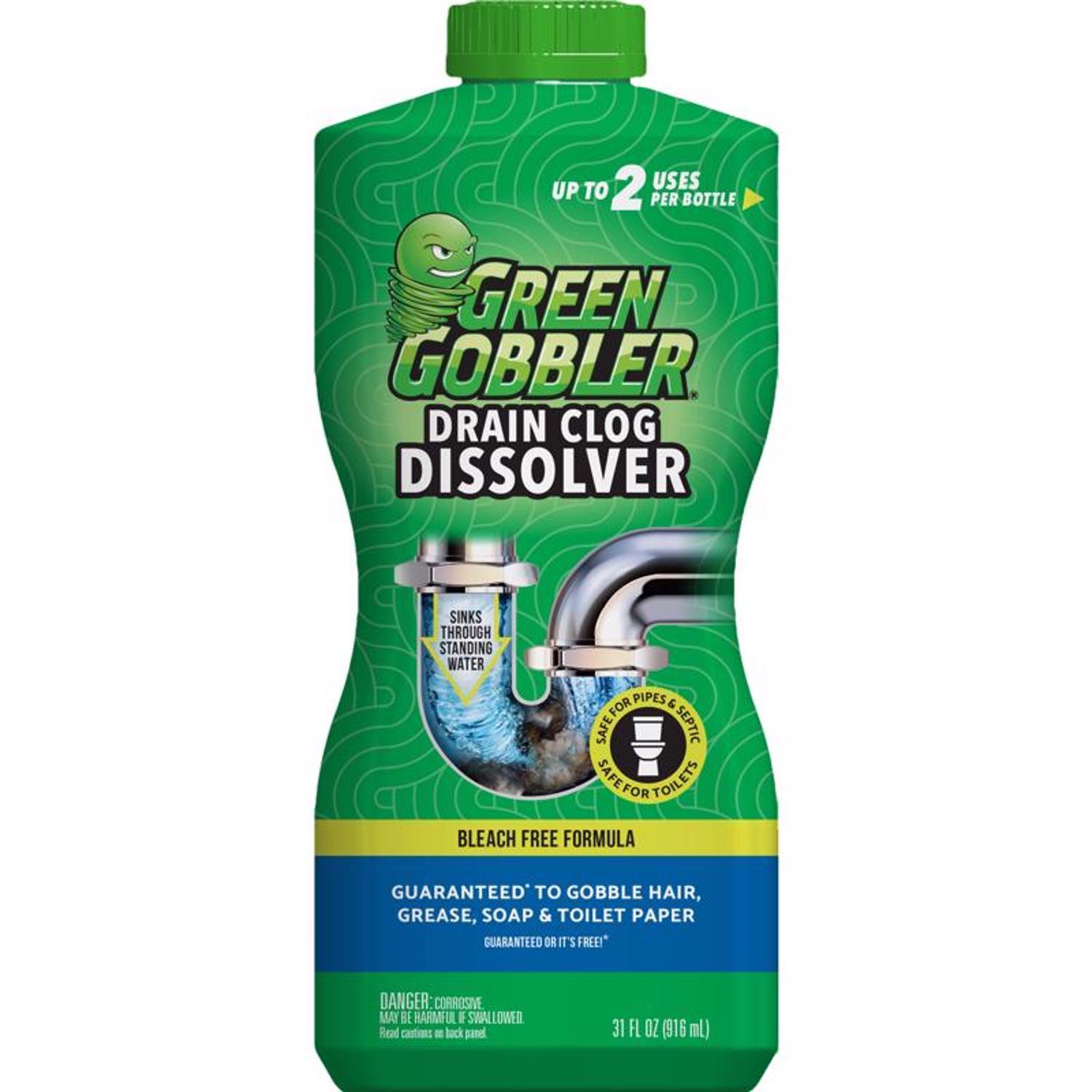 Green Gobbler Liquid Drain Clog Remover 31 oz Mfr# G8015J - Ace