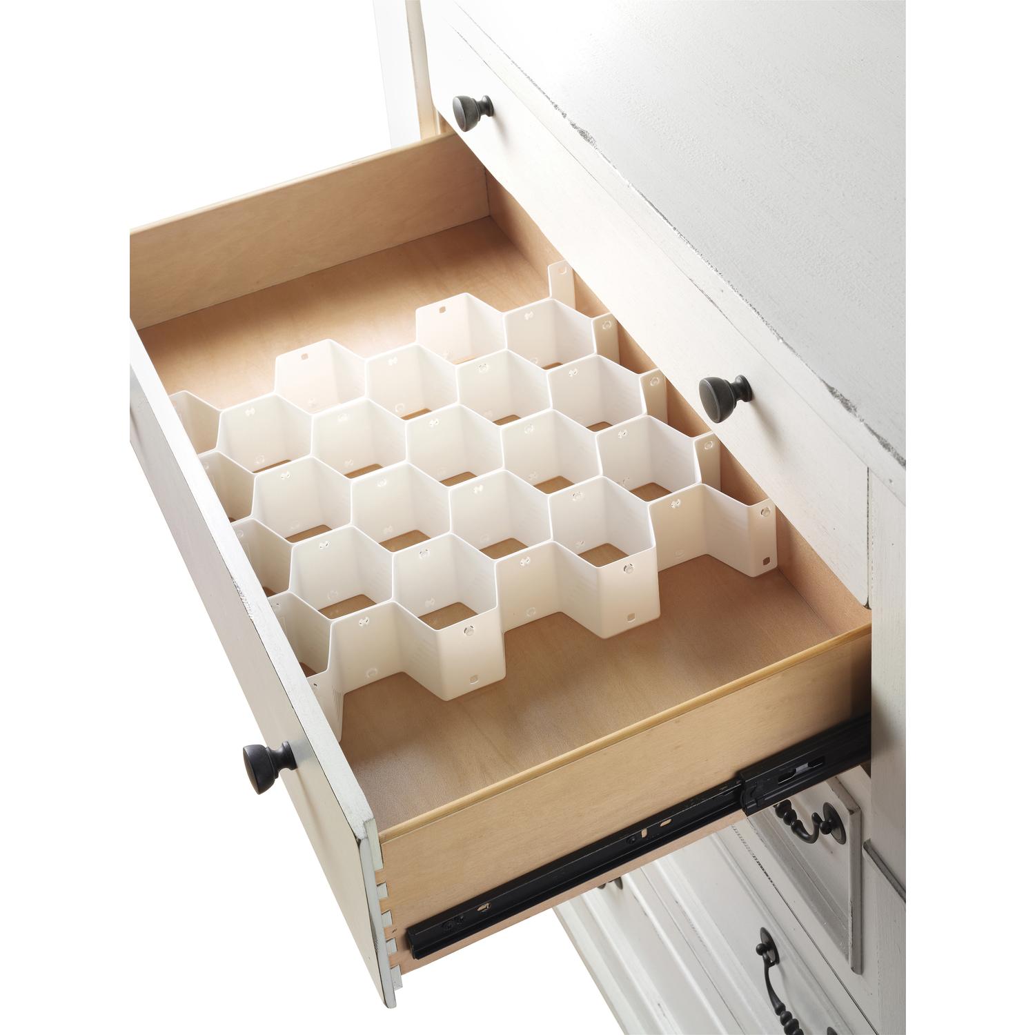 Whitmor 8-piece Honeycomb Drawer Organizer - Thumbnail 5