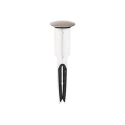 EasyPopUp Brushed Nickel Plastic Pop-Up Drain Stopper