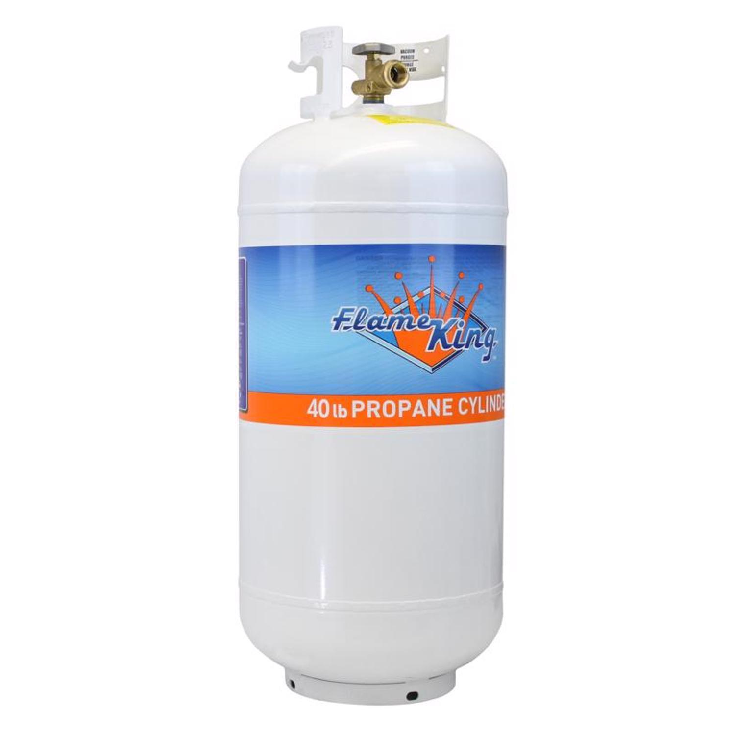 Flame King 40 Lb. Empty Propane Cylinder W/ Overfill Protection Device Valve - Thumbnail 3