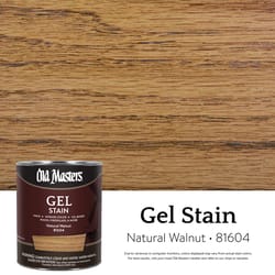 Old Masters Semi-Transparent Natural Walnut Oil-Based Alkyd Gel Stain 1 qt