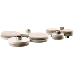 Shepherd Hardware Felt Table/Chair Leg Tip Beige Round 1 in. W 20 pk