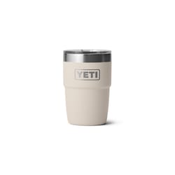 YETI Rambler 8 oz Cape Taupe BPA Free Ceramic Lined Stackable Tumbler with MagSlider Lid