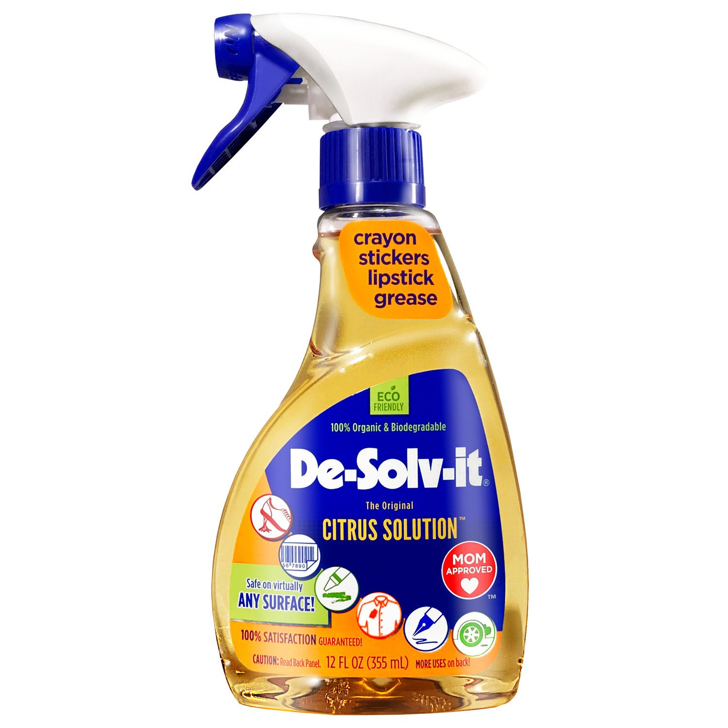 De-Solv-it Citrus Solution Citrus Scent Concentrated Organic All Purpose Cleaner Liquid 12 oz