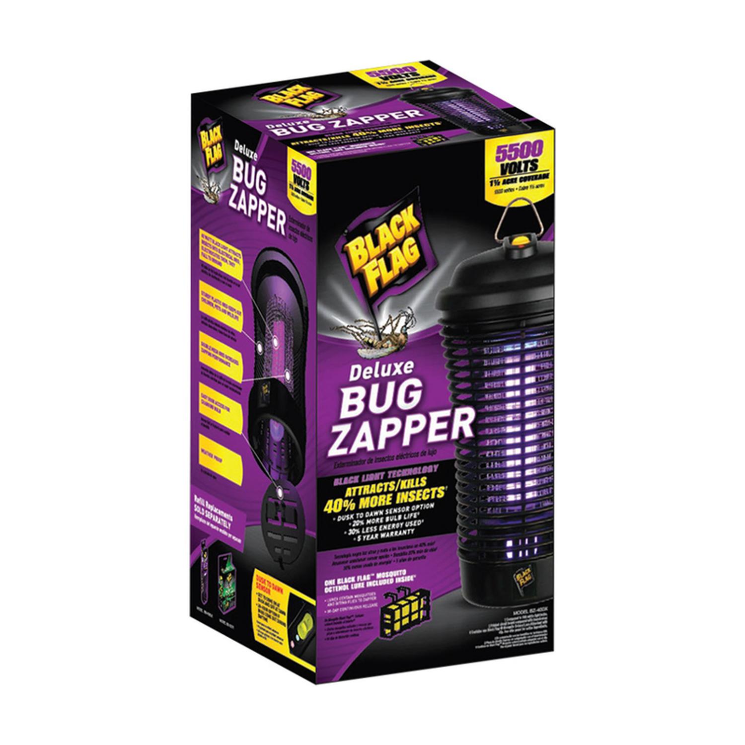 Black Flag Deluxe Outdoor Bug Zapper 1.5 acre 40 W Mfr# 75001