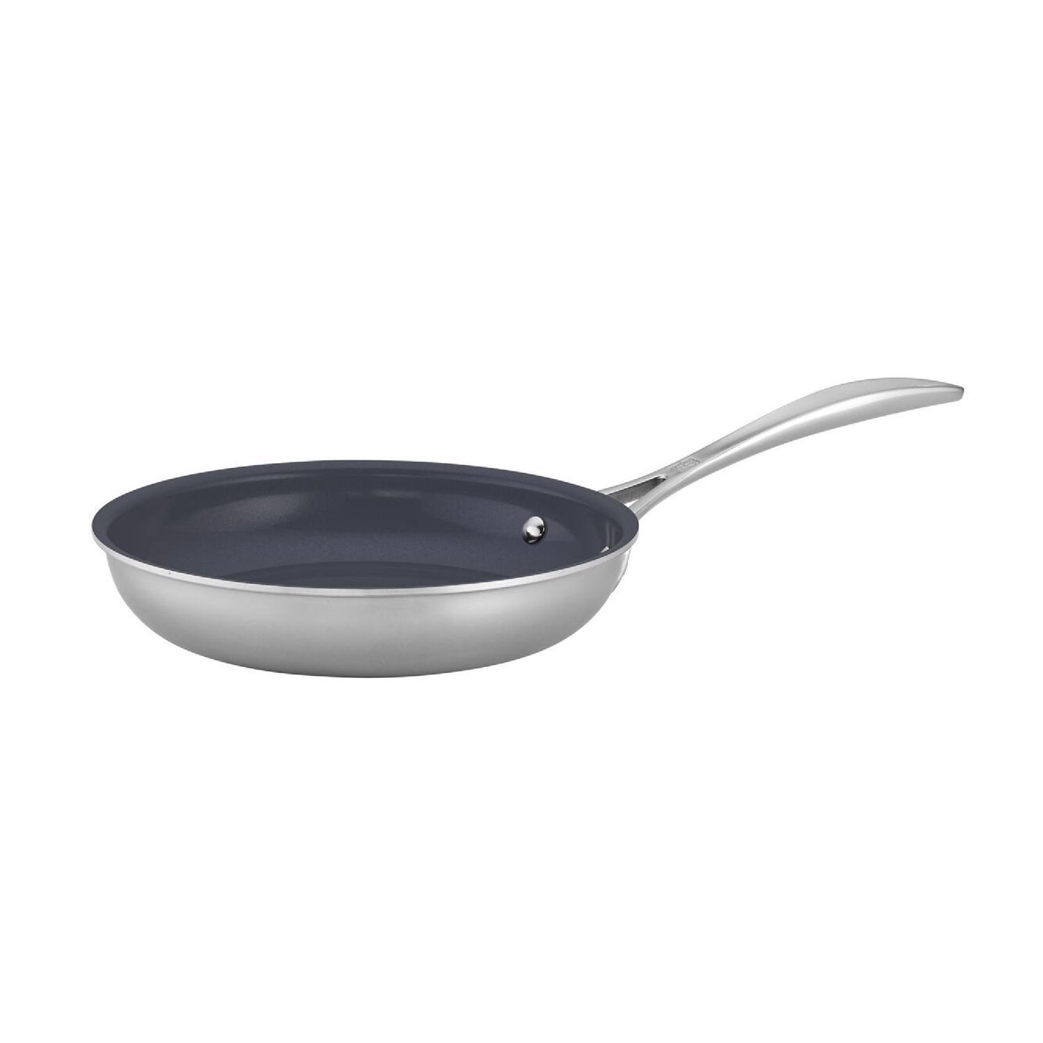 Zwilling J.A. Henckels Clad CFX Ceramic/Stainless Steel Fry Pan - Thumbnail 4